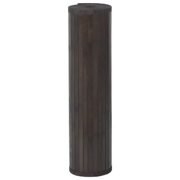 Bambusvaip libisemiskindla tagusega, tumepruun, 60 x 500 cm – 3