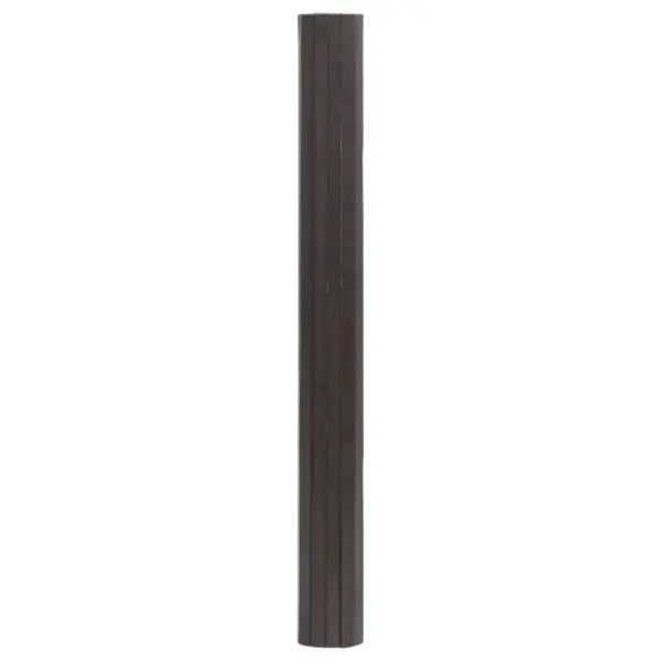 Bambusvaip libisemiskindla tagaküljega, tumepruun, 100 x 300 cm – 3