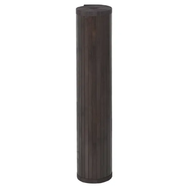 Tumepruun bambusvaip, ristkülikukujuline, 100 x 1000 cm – 3