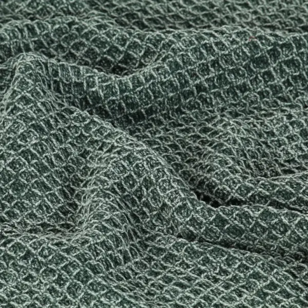 Puuvillane pleed narmastega, tumeroheline, 160 x 210 cm – 5