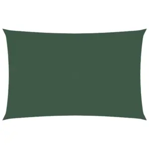 Veekindel ristkülikukujuline päikesepuri, 5 x 8 m, tumeroheline oxford-kangas