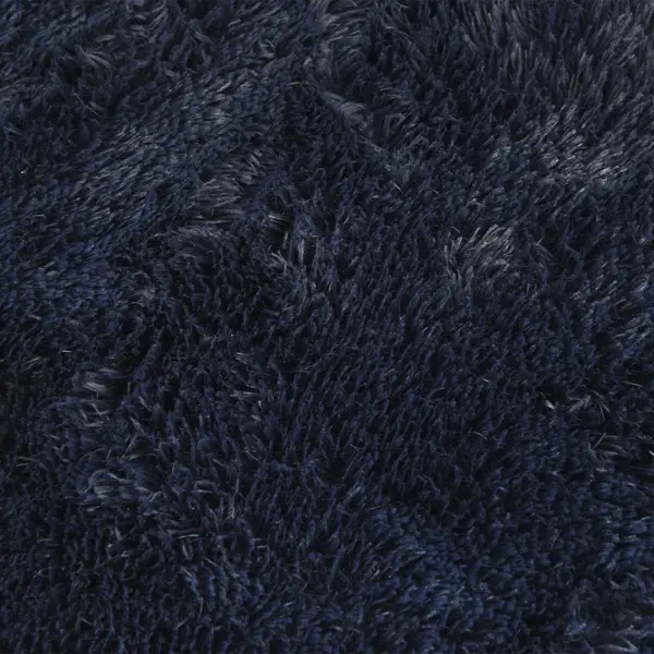 Kõrge narmaga shaggy vaip NAVARRA, ümmargune, tumesinine, 240 x 240 cm – 9