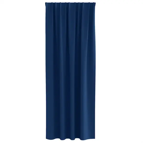 Pimendavad kardinad rõngas- ja konksusüsteemiga, tumesinine, 2 tk, 225 x 140 cm – 4