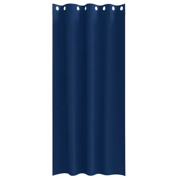 Pimendavad rõngaskardinad, 2 tk, tumesinine polüester, 225 x 140 cm - 4