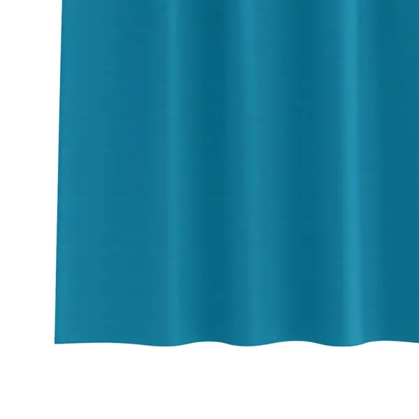 Türkiissinised pimendavad kardinad rõngastega, 2 tk, 245 x 140 cm, polüester – 6