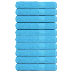 FROGN türkiissinine rätikukomplekt, 10 tk, 100 x 200 cm, 360 g/m²