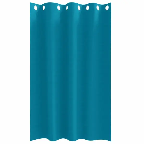 Türkiissinised pimendavad kardinad rõngastega, 2 tk, 175 x 140 cm, polüester - 4