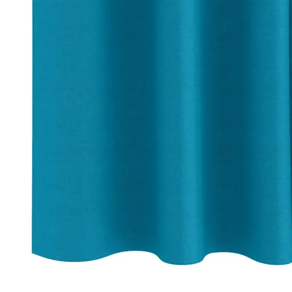 Türkiissinised pimendavad kardinad rõngastega, 2 tk, polüester, 260 x 140 cm – 6