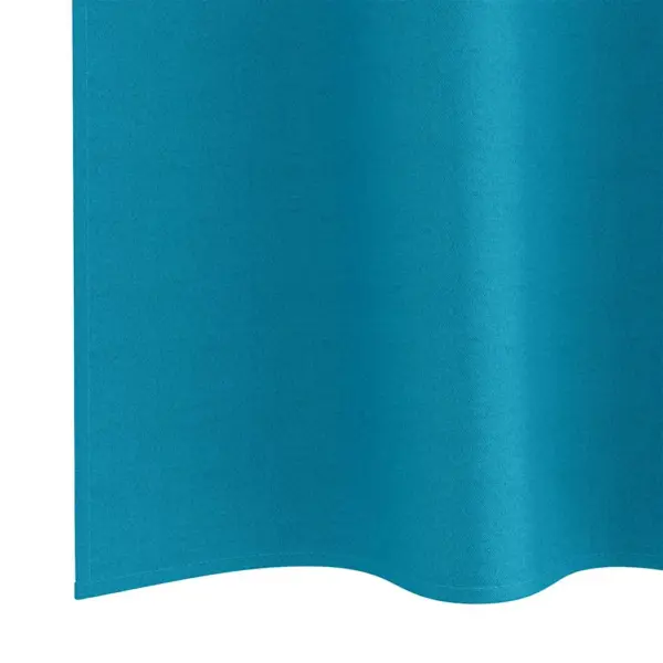 Pimendavad kardinad rõngastega, türkiis, 2 tk, 245 x 140 cm, polüester – 6