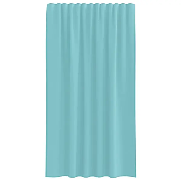 Poolläbipaistvad türkiissinised voile-kardinad vardataskuga, 2 tk, 140 x 175 cm – 4