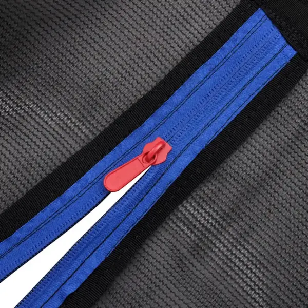 Batuudi turvavõrk, must PE, 4,26 m ümmargusele 8 postiga batuudile – 6