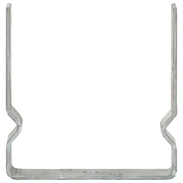 U-kujulised maavaiad postiankrud, 6 tk, kuumtsingitud teras, hõbedane, 14 x 6 x 15 cm – 3