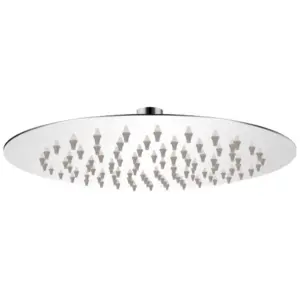 Ümar vihmaduši otsak 20 cm, roostevabast terasest, hõbedane