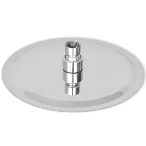 Ümar vihmaduši otsak 20 cm, roostevabast terasest, hõbedane – 3