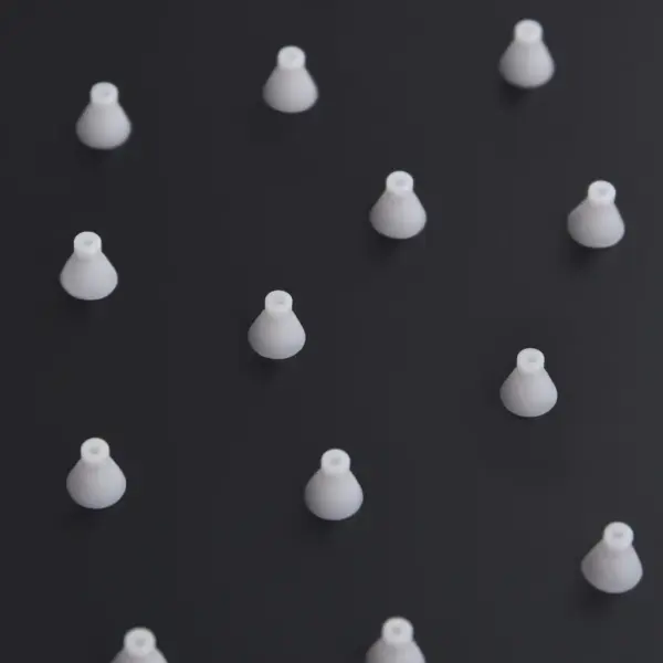 Ümar vihmaduši otsak, must roostevaba teras, 50 cm – 5