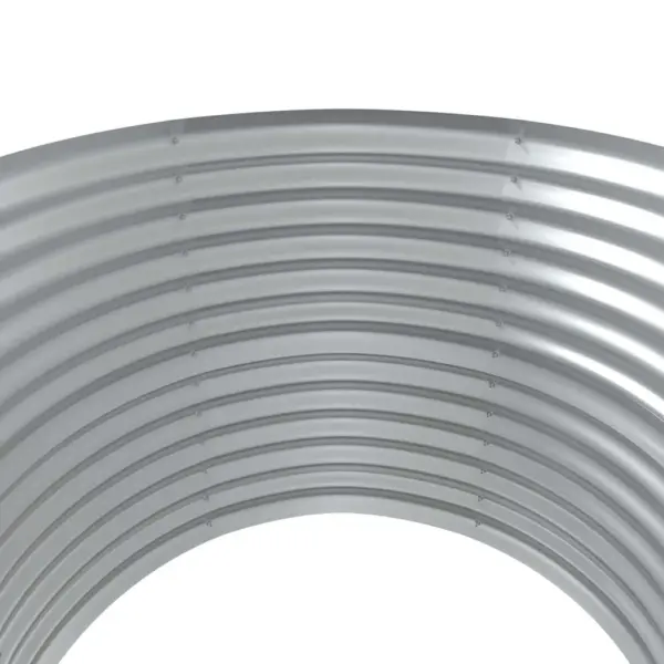 Ümmargune aia taimelava, antratsiithall galvaniseeritud teras, 100 x 100 x 68 cm – 4