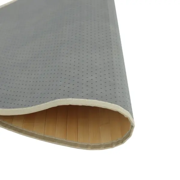 Ümmargune bambusvaip, hele naturaalne, 80 cm – 5