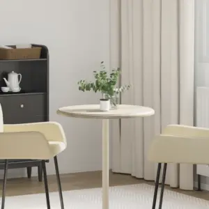 Ümmargune hall marmorist lauaplaat, Ø 60 x 2,5 cm