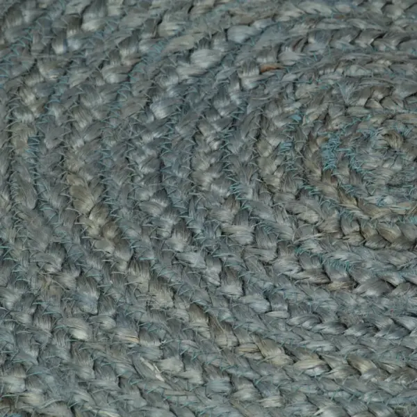 Käsitsi valmistatud ümmargune džuutvaip, oliiviroheline, 210 cm – 4