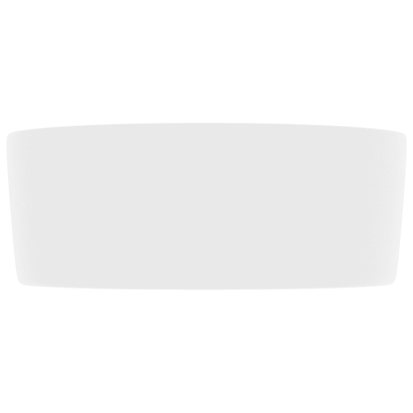 Ümmargune keraamiline kapi peale valamu, matt valge, 40 x 40 x 15 cm – 4