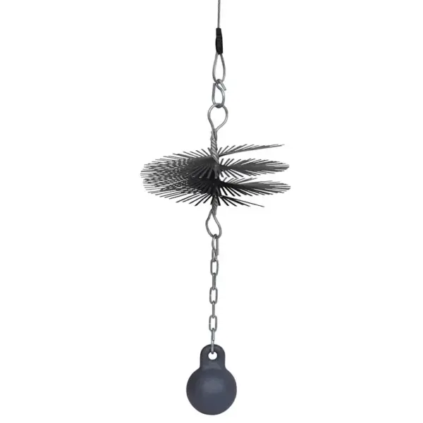 Ümmargune korstnapuhastushari kettpalliga, 20 cm, 15 m traadiga – 3