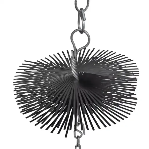 Ümmargune korstnapuhastushari kettpalliga, 20 cm, 15 m traadiga – 4