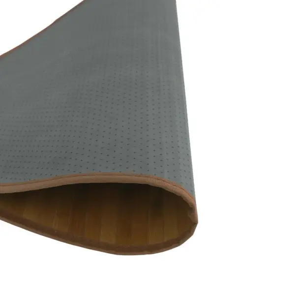 Ümmargune bambusvaip libisemiskindla põhjaga, pruun, 100 cm – 5