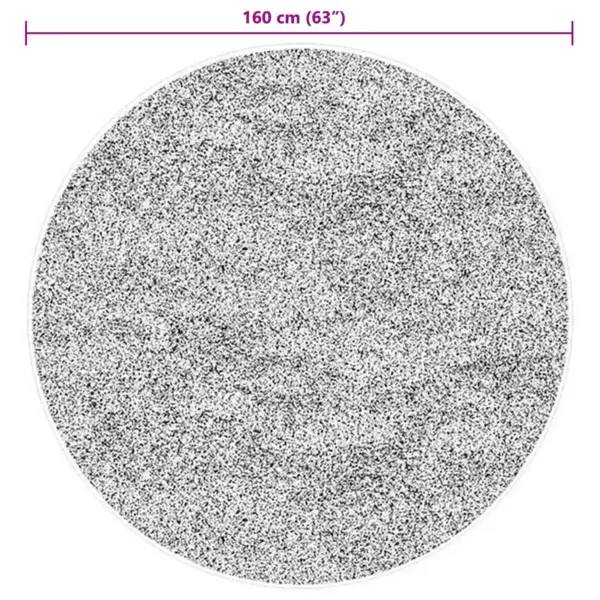 Ümmargune pruun vaip Huarte, polüester, Ø 160 cm – 8
