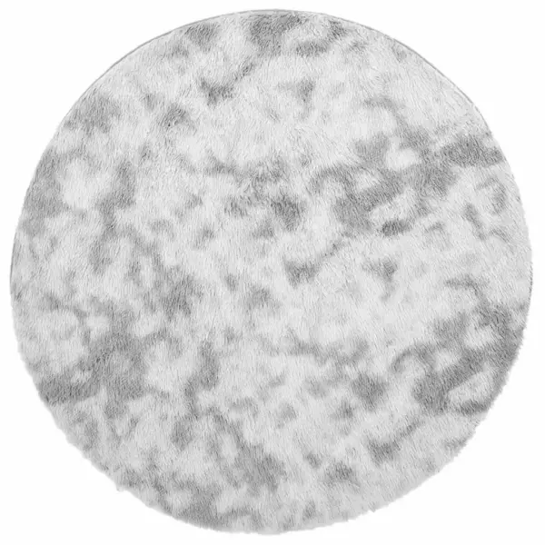 Ümmargune kõrge narmaga Shaggy vaip NAVARRA, hõbehall, 120 cm – 2