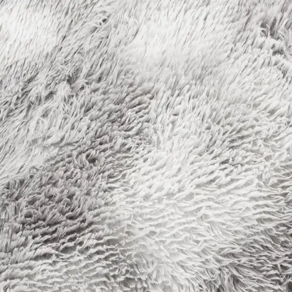Ümmargune kõrge narmaga shaggy vaip NAVARRA, hõbehall, 200 x 200 cm – 9