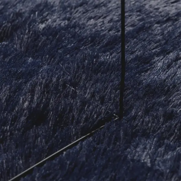 Ümmargune kõrge narmaga Shaggy vaip NAVARRA, tumesinine, 160 cm – 7