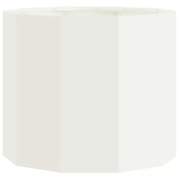 Ümmargune terasest taimekast, valge, 60 x 60 x 50 cm – 5
