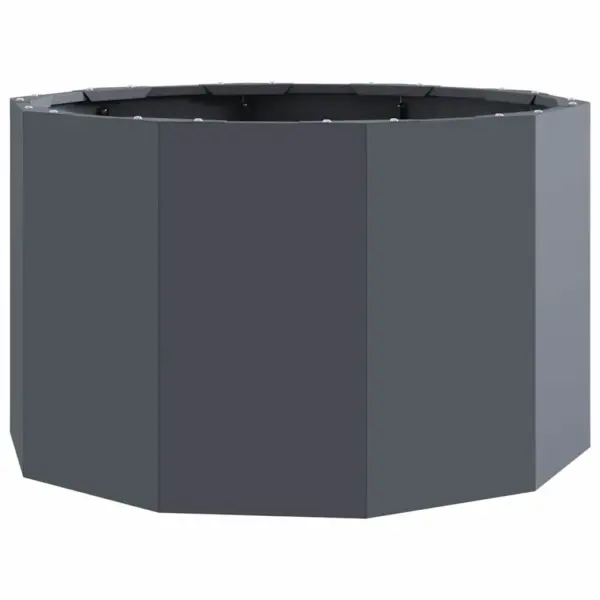 Ümmargune terasest taimekast, antratsiit, 60 x 60 x 35 cm – 2