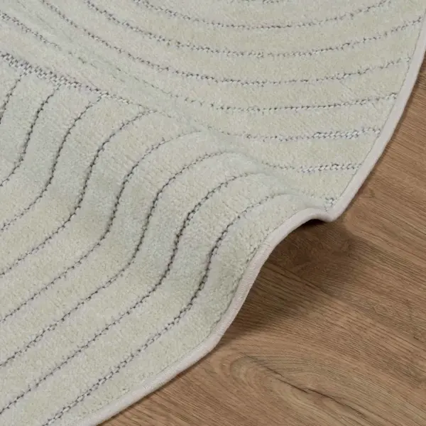 Ümmargune libisemisvastane vaip Palmeras, roheline, Ø 160 cm, polüester – 6