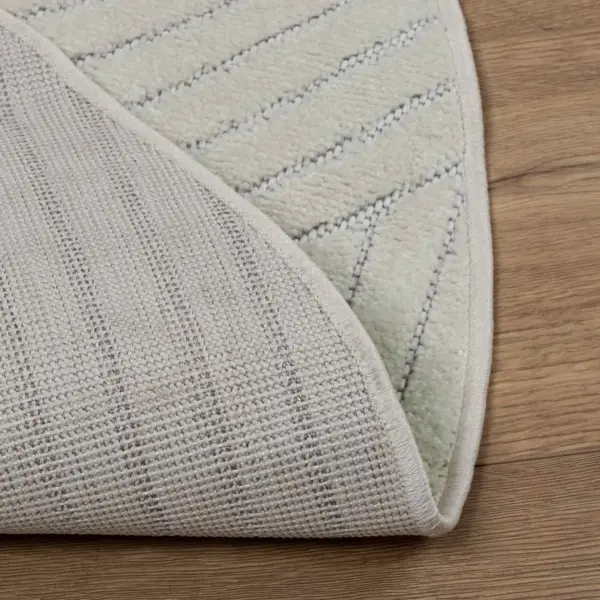 Ümmargune põrandavaip Palmeras, roheline, libisemisvastase põhjaga, Ø 200 cm, polüester – 4