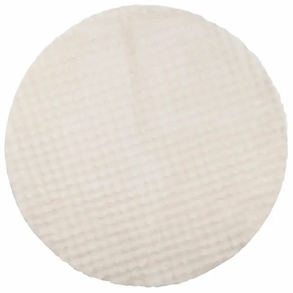 Ümmargune polüestervaip Sirolo, beež, Ø 160 cm, libisemisvastane – 2