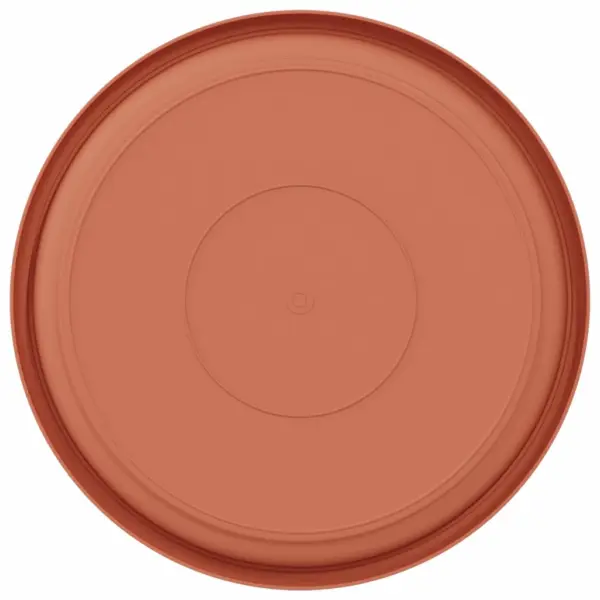 Ümmargused plastist lillealused siseruumidesse ja õue, kohviroosa, 6 tk, Ø 27 x 2,5 cm – 6