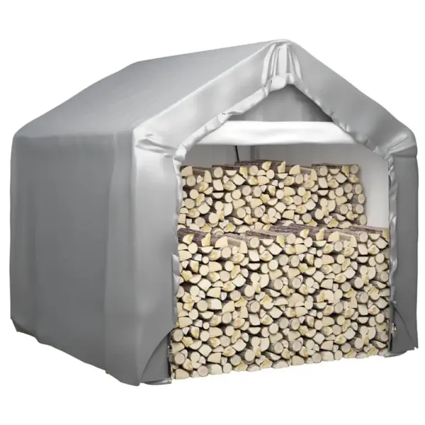 UV-kindel ja veekindel hoiutelk, hall, 180 x 180 x 180 cm, PE kate, tsingitud terasraam – 2