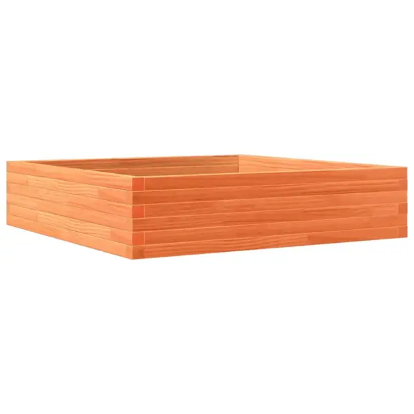Männipuidust aia taimekast, vahapruun, 100 x 100 x 23 cm – 2