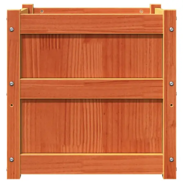 Aia taimekast vahapruunist männipuidust, 50 x 50 x 50 cm – 6