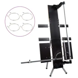 Vahtplasti lõikur tugijalgal, vineer ja alumiinium, 200 W, lõikepikkus 137 cm