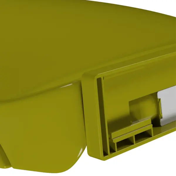 Vaikselt suletav ovaalne WC-prill-laud, roheline, 42,5 x 35 cm – 11