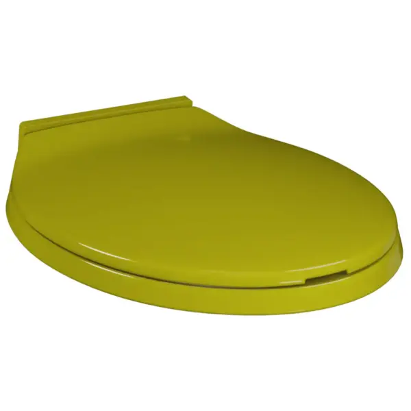 Vaikselt suletav ovaalne WC-prill-laud, roheline, 42,5 x 35 cm – 4