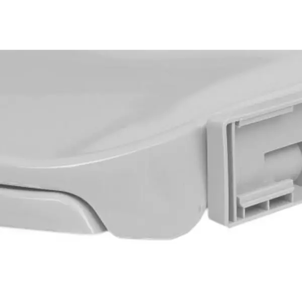 Vaikselt sulguv ovaalne WC-prilllaud, helehall, 42,5 x 35 cm – 7