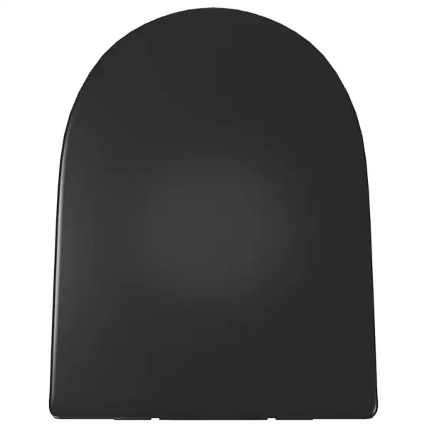 Vaikselt sulguv tualetipoti prill-laud kiirvabastusega, must, 47 x 35 cm – 9