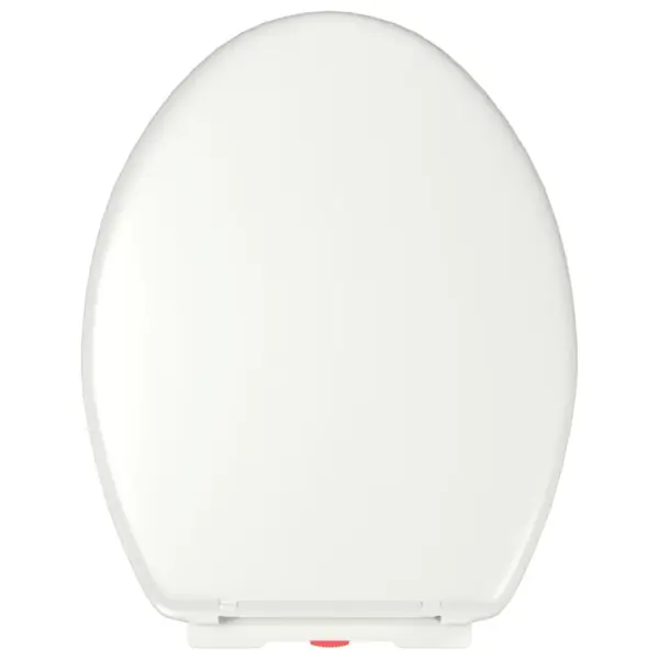 Vaikselt sulguv prill-laud kiirvabastusega, valge, polüpropüleen, 45,5 x 37,5 cm – 9