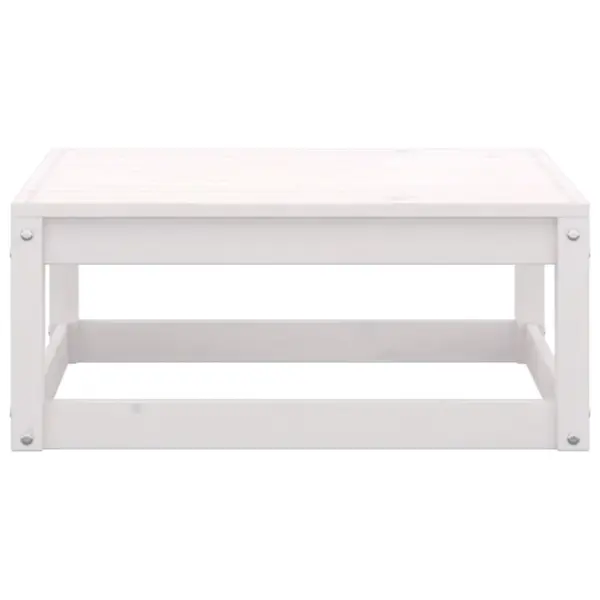 4-osaline valge aiadiivanikomplekt, männipuidust, modulaarne – 9