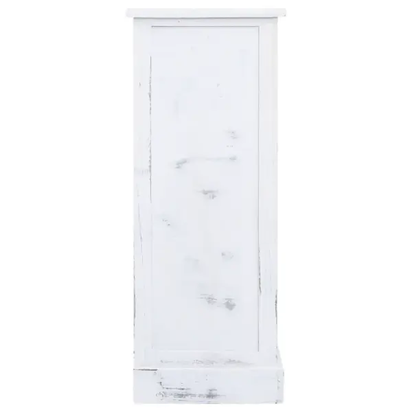 Valge 4-sahtliga kummut, paulownia- ja paplipuidust, 60 x 30 x 75 cm – 4