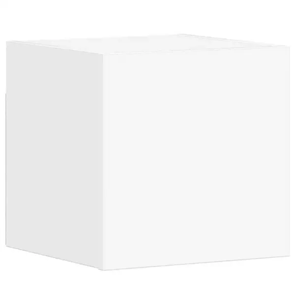 7-osaline seinapealne telerikappide komplekt, valge tehispuit – 7