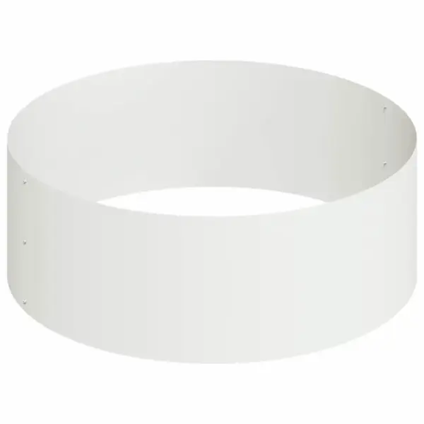 Valge metallist aia istutuspott, 90 x 90 x 20 cm, külmvaltsitud terasest – 6